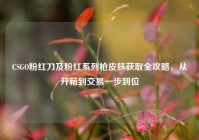 CSGO粉红刀及粉红系列枪皮肤获取全攻略，从开箱到交易一步到位