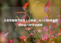 王者荣耀娜可露露上分秘籍，从入门到精通的核心技巧教学全解析