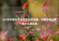 2021东京奥运会金牌榜全景回顾，中国荣耀与世界体坛新态势