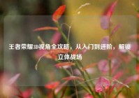 王者荣耀3D视角全攻略，从入门到进阶，解锁立体战场