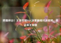 燃爆峡谷！王者荣耀WGC决赛巅峰对决视频，见证新王加冕
