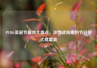 PUBG圣诞节服饰大盘点，冰雪战场里的节日仪式感套装