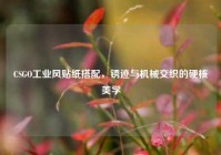 CSGO工业风贴纸搭配，锈迹与机械交织的硬核美学