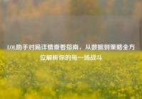 LOL助手对局详情查看指南，从数据到策略全方位解析你的每一场战斗