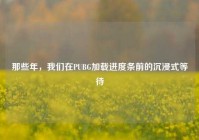 那些年，我们在PUBG加载进度条前的沉浸式等待
