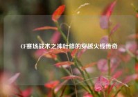 CF赛场战术之神叶修的穿越火线传奇