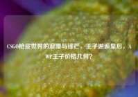 CSGO枪皮世界的浪漫与锋芒，王子邂逅皇后，AWP王子价格几何？