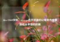 Alex CSGO学院，alexcsgo选手搭建的让电竞热爱照进职业梦想的阶梯