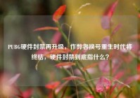 PUBG硬件封禁再升级，作弊者换号重生时代将终结，硬件封禁到底指什么？