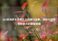 2021欧洲杯半决赛比分回顾与结果，点球大战与加时绝杀的激情碰撞