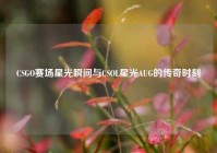 CSGO赛场星光瞬间与CSOL星光AUG的传奇时刻