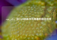 csgo_wYy，在CSGO战场书写青春的狙击传奇