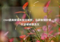 CSGO道具掉落机制全解析，从获取到价值，一文读懂掉落含义