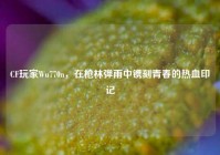 CF玩家Wu770n，在枪林弹雨中镌刻青春的热血印记