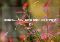 CF精神与escc2017，编程竞赛中的成长与突破之路