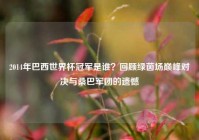 2014年巴西世界杯冠军是谁？回顾绿茵场巅峰对决与桑巴军团的遗憾