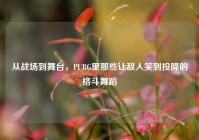 从战场到舞台，PUBG里那些让敌人笑到投降的格斗舞蹈