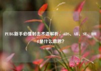 PUBG新手必懂射击术语解析，ADS、AR、SR、DMR是什么意思？