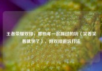 王者荣耀双排，那些年一起踩过的坑（笑着笑着就哭了），附双排避坑打法