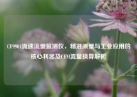 CF9901流速流量监测仪，精准测量与工业应用的核心利器及CFM流量换算解析