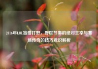 2016年LOL盲僧打野，野区节奏的绝对主宰与赛场传奇的技巧意识解析