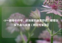 CF一箭穿心符号，战场里的温柔印记，藏着玩家热血与浪漫（附符号复制）