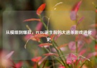 从模组到爆款，PUBG诞生前的大逃杀游戏进化史