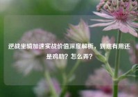 逆战坐骑加速实战价值深度解析，到底有用还是鸡肋？怎么弄？