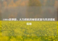 COD16装弹鼓，火力续航的秘密武器与实战搭配指南