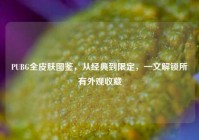 PUBG全皮肤图鉴，从经典到限定，一文解锁所有外观收藏