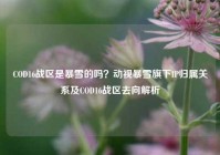 COD16战区是暴雪的吗？动视暴雪旗下IP归属关系及COD16战区去向解析