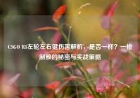 CSGO R8左轮左右键伤害解析，是否一样？一枪制敌的秘密与实战策略