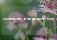 LOL战绩网页推荐，轻松查数据复盘提升全攻略