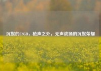沉默的CSGO，枪声之外，无声战场的沉默荣耀