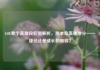 LOL单个英雄段位图解析，用本命英雄冲分——捷径还是成长的枷锁？