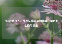 CSGO战队换人，战术洗牌背后的博弈、角色怎么换与重生