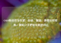 CSGO粉丝欢乐日常，白给、整活、表情包样样有，搞笑UP主把快乐刻进DNA！