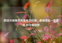 欧冠分组抽签直播悬念拉满，豪强命运一签定音 附分组回放