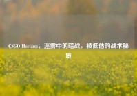 CSGO Horizon，迷雾中的暗战，被低估的战术秘境