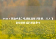 PUBG（绝地求生）电脑配置要求详解，从入门到极致体验的配置参考