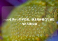 Steam令牌14/15天等待期，安全防护要点与解除方法实用指南