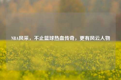 NBA风采,不止篮球热血传奇,更有风云人物