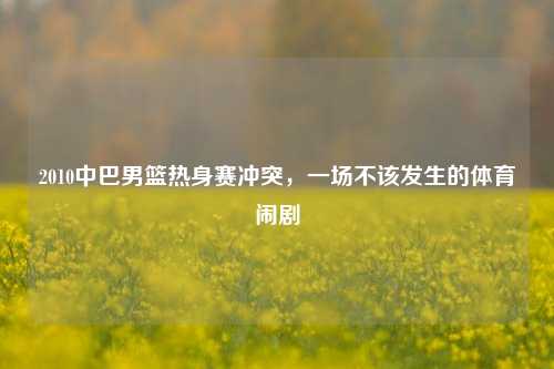 2010中巴男篮热身赛冲突，一场不该发生的体育闹剧