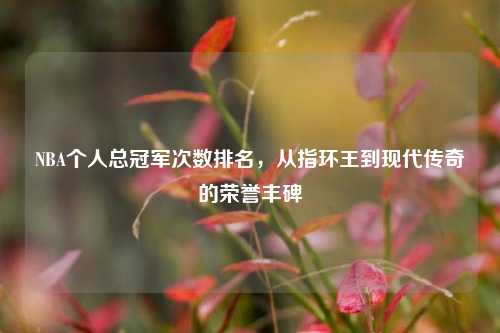 NBA个人总冠军次数排名，从指环王到现代传奇的荣誉丰碑