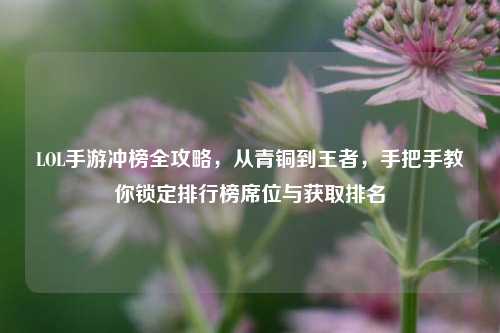 LOL手游冲榜全攻略，从青铜到王者，手把手教你锁定排行榜席位与获取排名