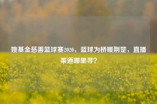 姚基金慈善篮球赛2020，篮球为桥暖荆楚，直播渠道哪里寻？