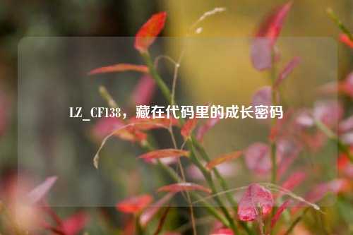 LZ_CF138,藏在代码里的成长密码