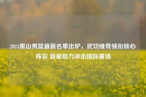 2024黑山男篮最新名单出炉，武切维奇领衔核心阵容 新星助力冲击国际赛场