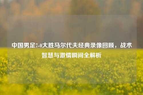 中国男足7-0大胜马尔代夫经典录像回顾，战术智慧与激情瞬间全解析