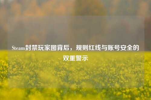 Steam封禁玩家图背后，规则红线与账号安全的双重警示